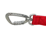 BTactical Extra-Strong Nylon Carabiner Clip Dog Lead - Citrus Red