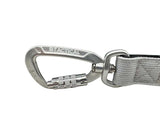 BTactical Extra-Strong Nylon Carabiner Clip Dog Lead - Misty Grey