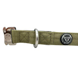 BTactical 2.5cm Nylon Dog Collar - Khaki Green