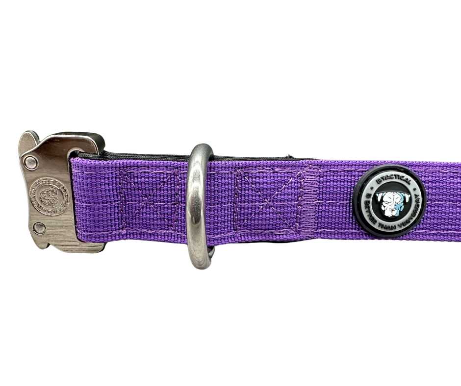 BTactical 2.5cm Nylon Dog Collar - Lavender Purple