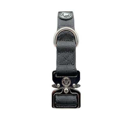 BTactical 2.5cm Nylon Dog Collar - Midnight Black