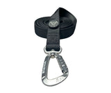 BTactical Extra-Strong Carabiner Clip Nylon Dog Lead - Midnight Black