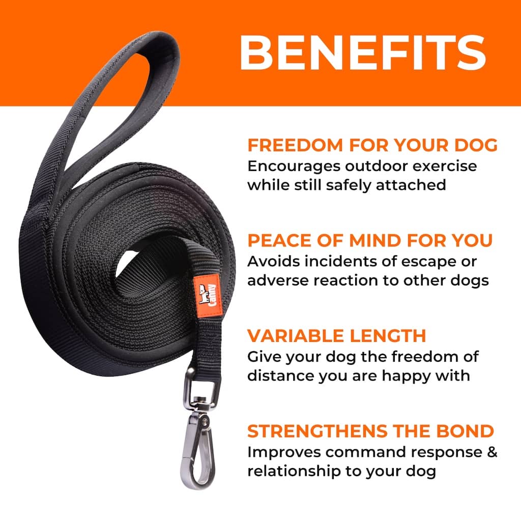 The Canny Company Long Training Line Dog Lead