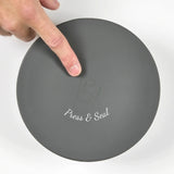 Lid-it® Bowl with Stay-Fresh Lid - Grey Dog Supplies Pup & Kit