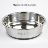 Lid-it® Bowl with Stay-Fresh Lid - Grey Dog Supplies Pup & Kit