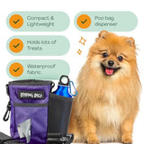 Large Dog Treat & Training Bag - Purple Barking Bags
