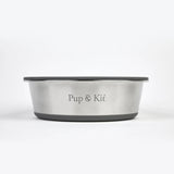 Lid-it® Bowl with Stay-Fresh Lid - Grey Dog Supplies Pup & Kit