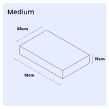 Black Fabric Dog Bed  Barking Beds   