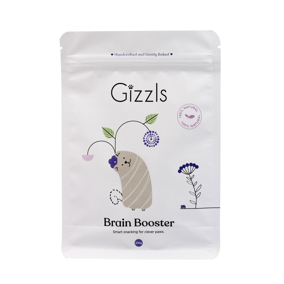 Gizzls Brain Booster Big Dog Treats 200g
