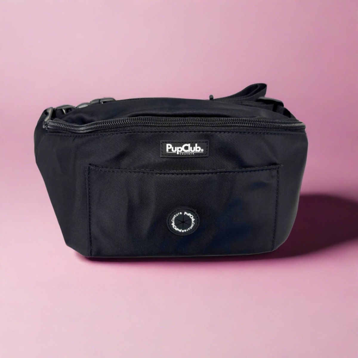 PupClub Couture Dog Walking Bum Bag - Black