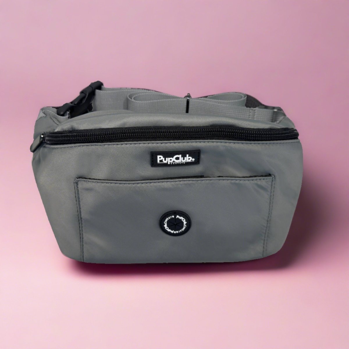 PupClub Couture Dog Walking Bum Bag - Grey