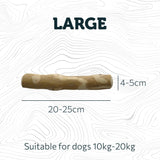SnazzyTails Natural Coffee Wood Dog Chews