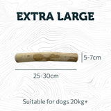 SnazzyTails Natural Coffee Wood Dog Chews