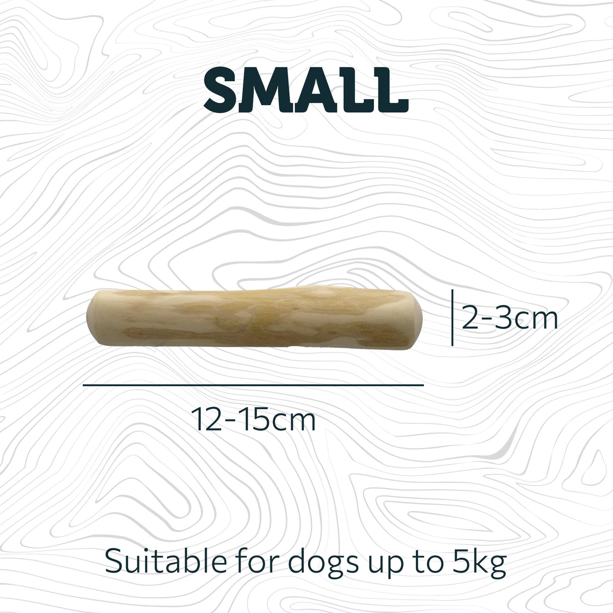 SnazzyTails Natural Coffee Wood Dog Chews