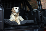 Charcoal Fabric Dog Bed  Barking Beds   