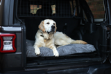 Luxury Faux Suede Dog Bed - Grey  Barking Beds   
