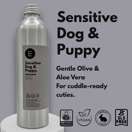 Paws Right There Puppy & Sensitive Dog Shampoo Fragrance-Free 250ml