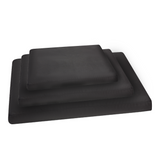 Black Fabric Dog Bed  Barking Beds   