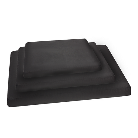 Black Fabric Dog Bed  Barking Beds   