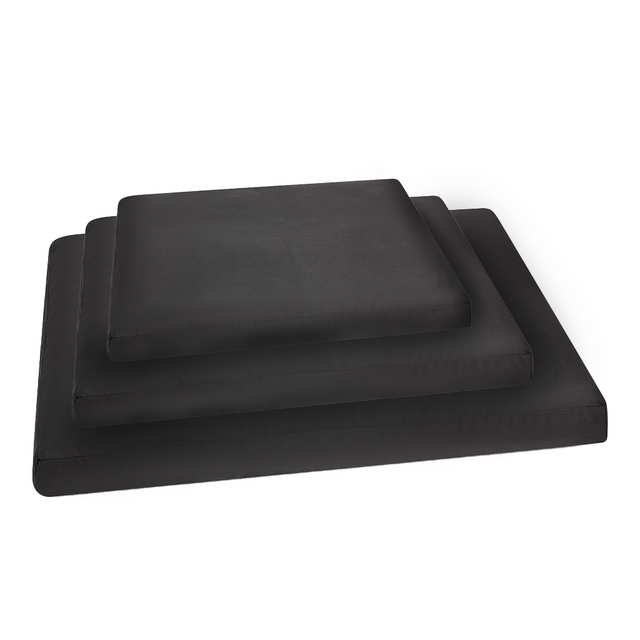 Black Fabric Dog Bed  Barking Beds   