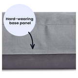 Charcoal Fabric Dog Bed  Barking Beds   