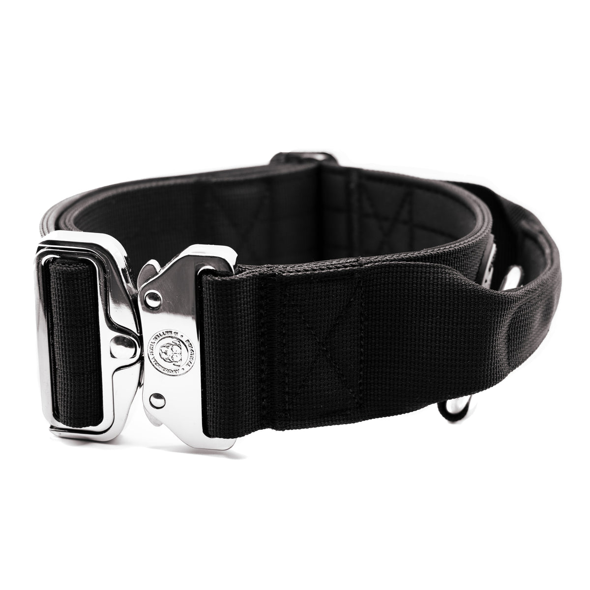 BTactical 5cm Nylon Dog Collar - Midnight Black