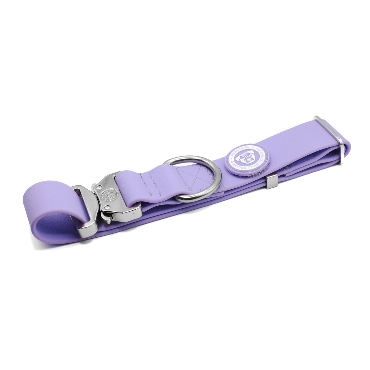 BTactical 4cm PVC Dog Collar - Pastel Purple