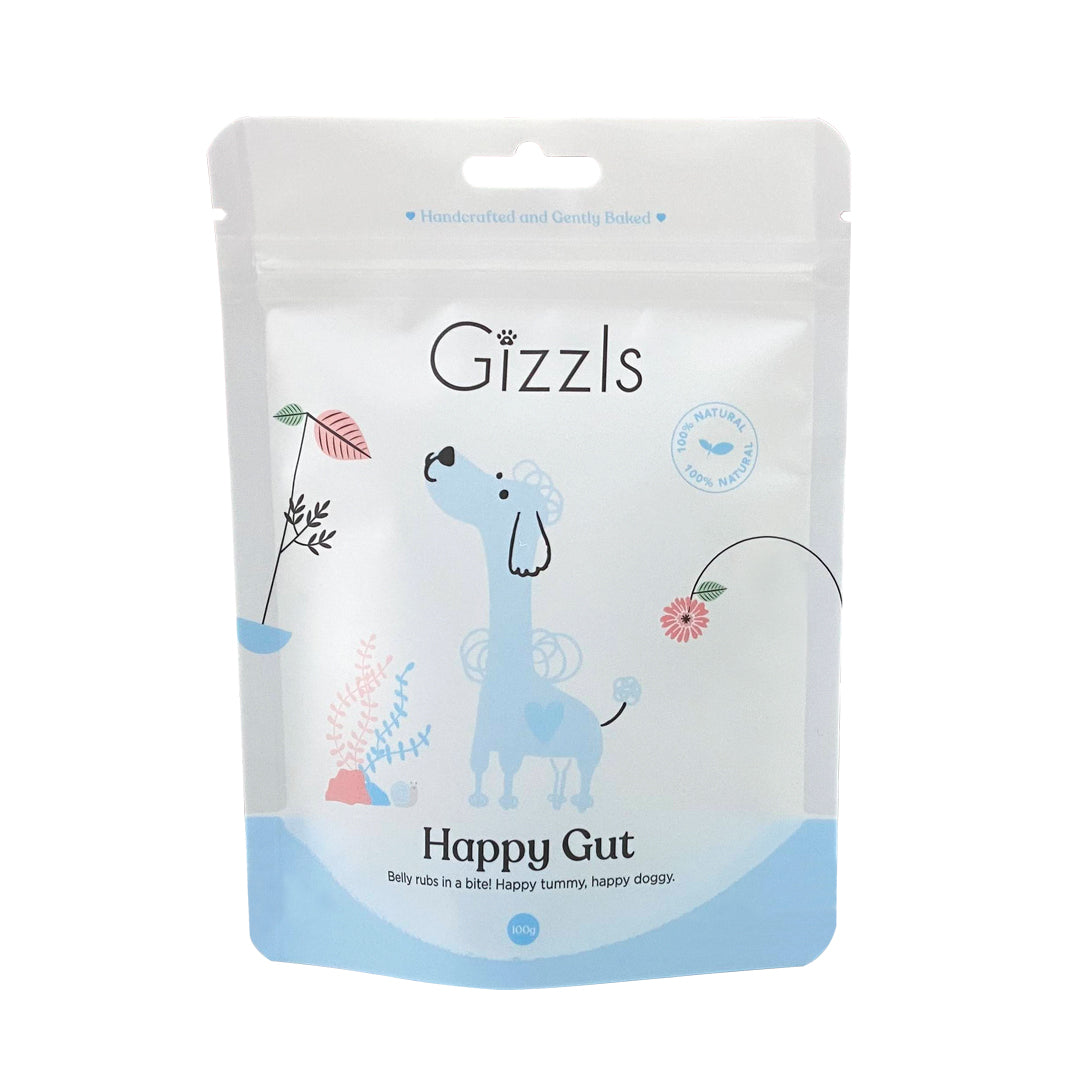 Gizzls Happy Gut Small Dog Treats 100g