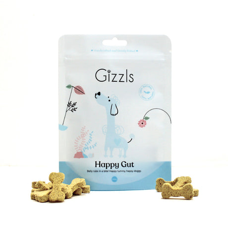 Gizzls Happy Gut Small Dog Treats 100g