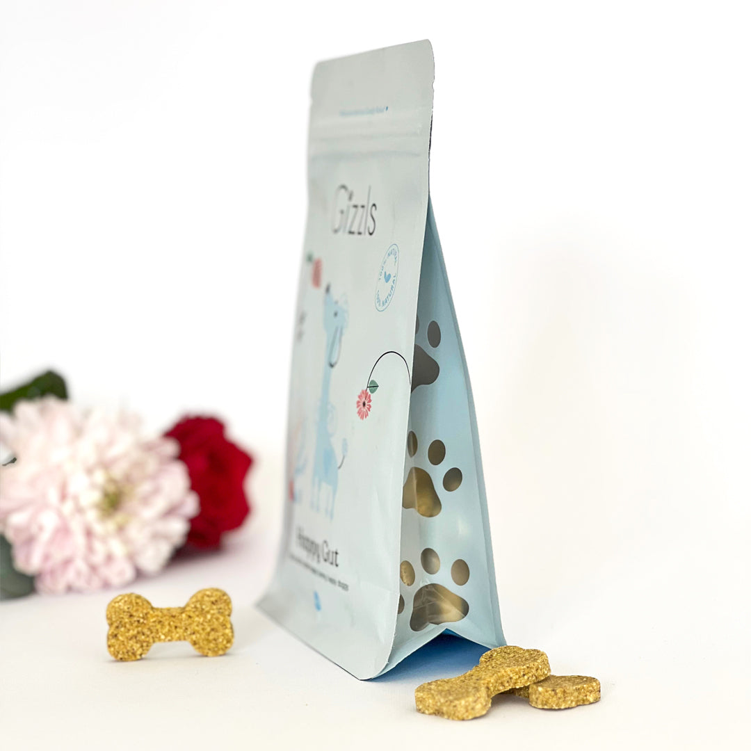 Gizzls Happy Gut Big Dog Treats 200g