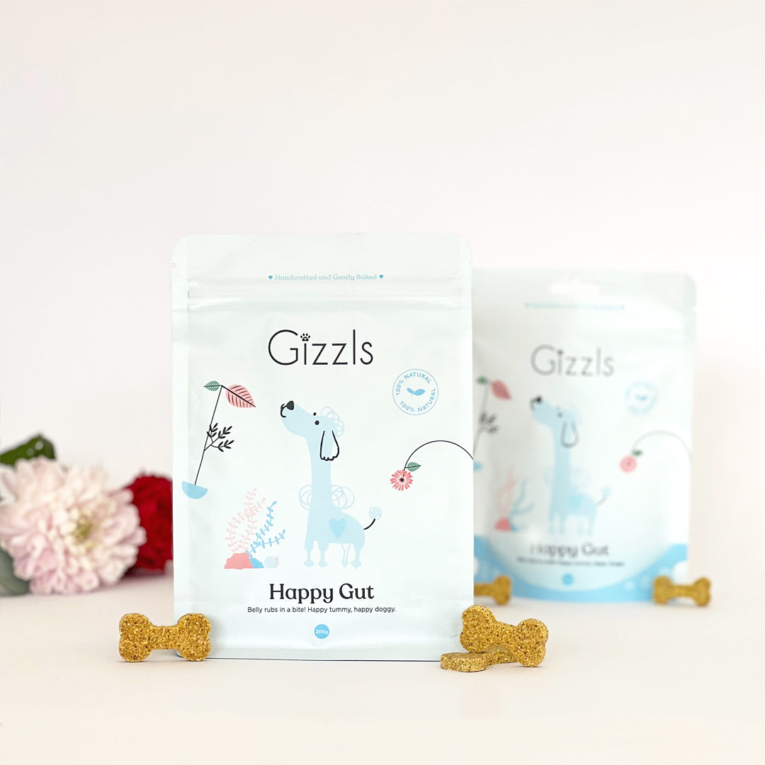 Gizzls Happy Gut Big Dog Treats 200g
