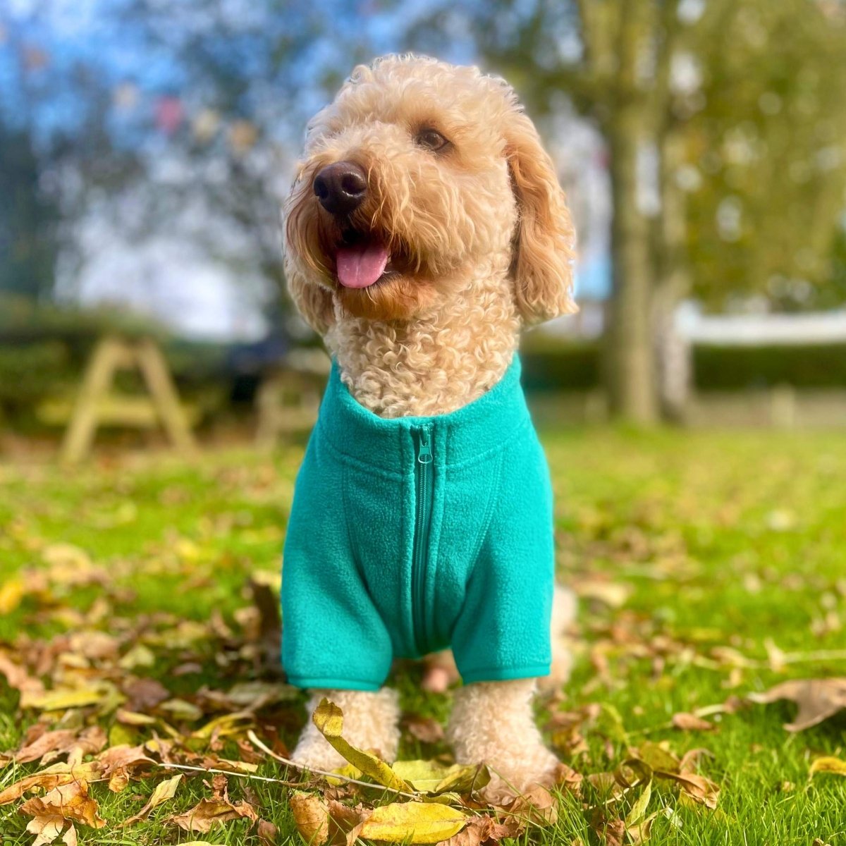 PupClub Couture Dog Fleece Coat - Green