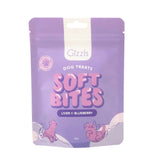 Gizzls Ostrich Liver & Blueberry Soft Dog Treats 150g