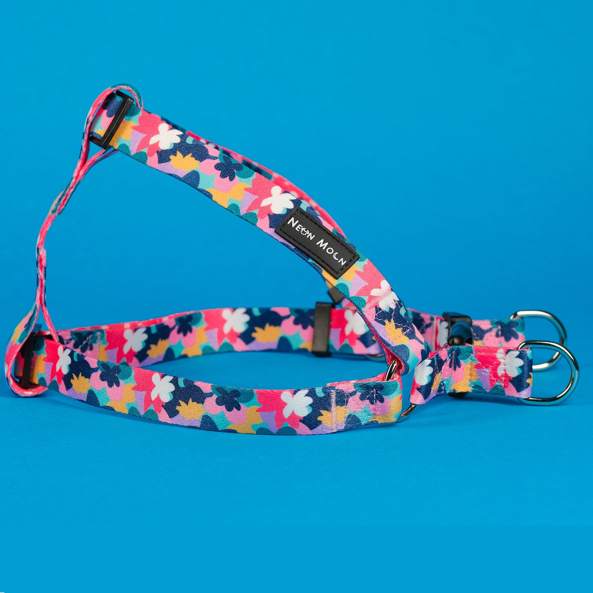 SnazzyTails Luna Step-In Dog Harness - Floral