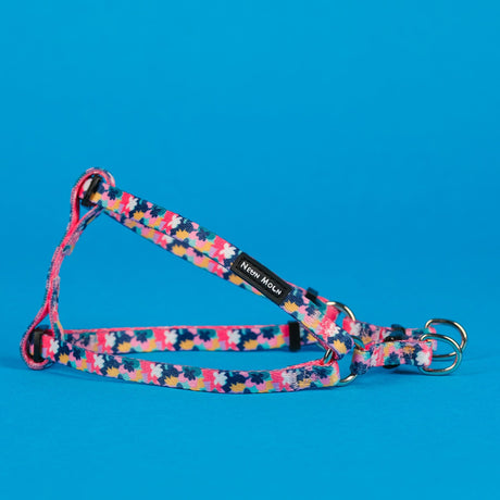 SnazzyTails Luna Step-In Dog Harness - Floral