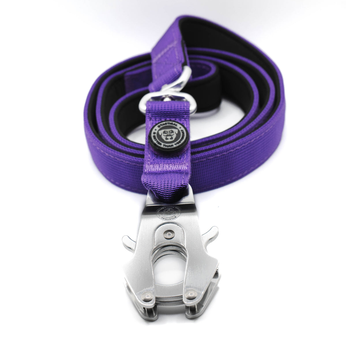 BTactical Nylon Frog Clip Dog Lead - Lavender Purple