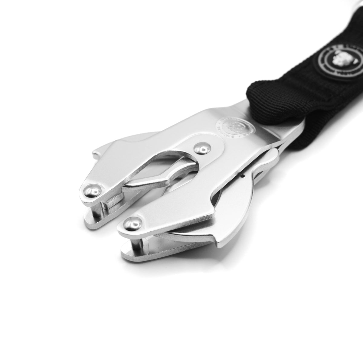 BTactical Nylon Frog Clip Dog Lead - Midnight Black