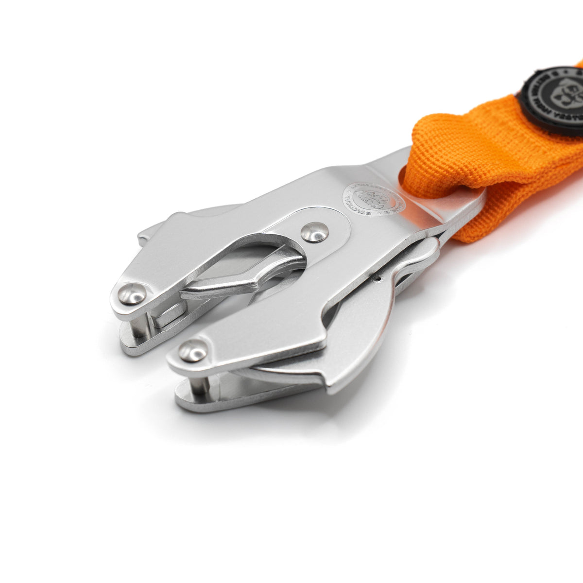 BTactical Nylon Frog Clip Dog Lead - Citrus Orange