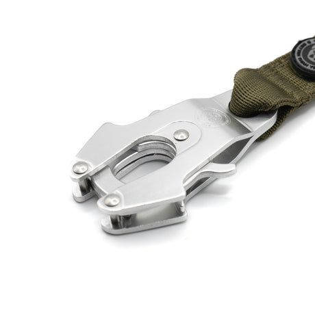 BTactical Nylon Frog Clip Dog Lead - Khaki Green