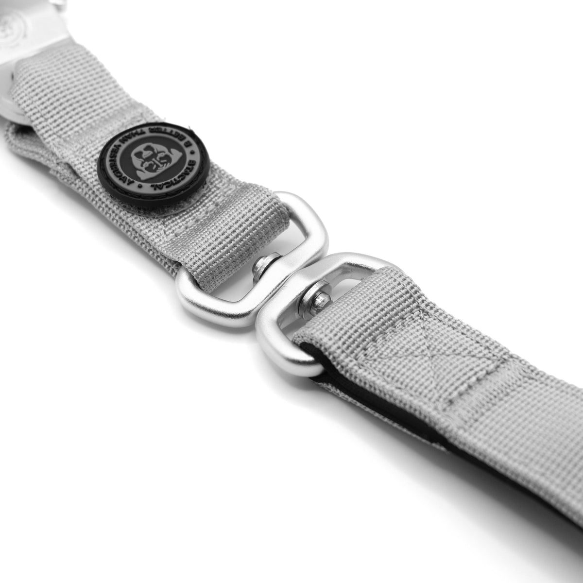 BTactical Nylon Frog Clip Dog Lead - Misty Grey