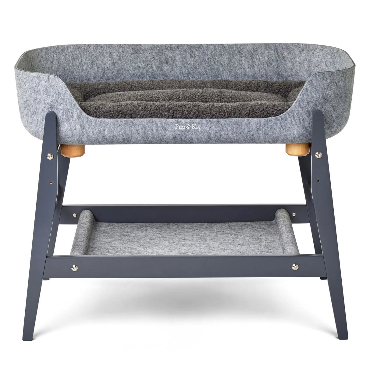 Pup & Kit - PetNest® Bedside Pet Bed - Slate Grey