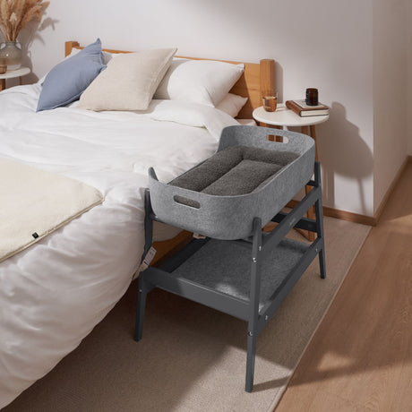 Pup & Kit - PetNest® Bedside Pet Bed - Slate Grey
