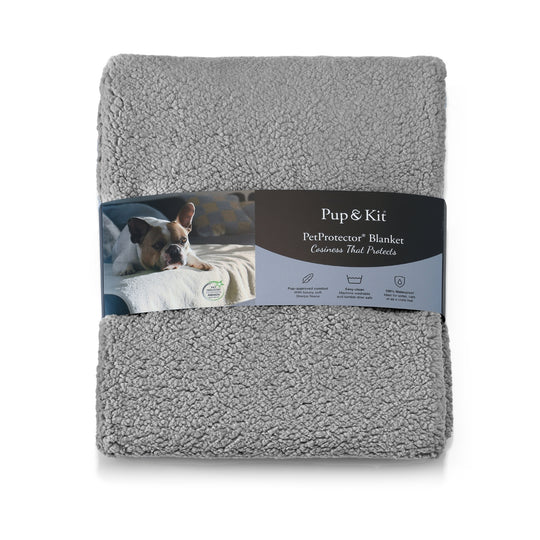 Pup & Kit - PetProtector® Waterproof Pet Blanket - Grey