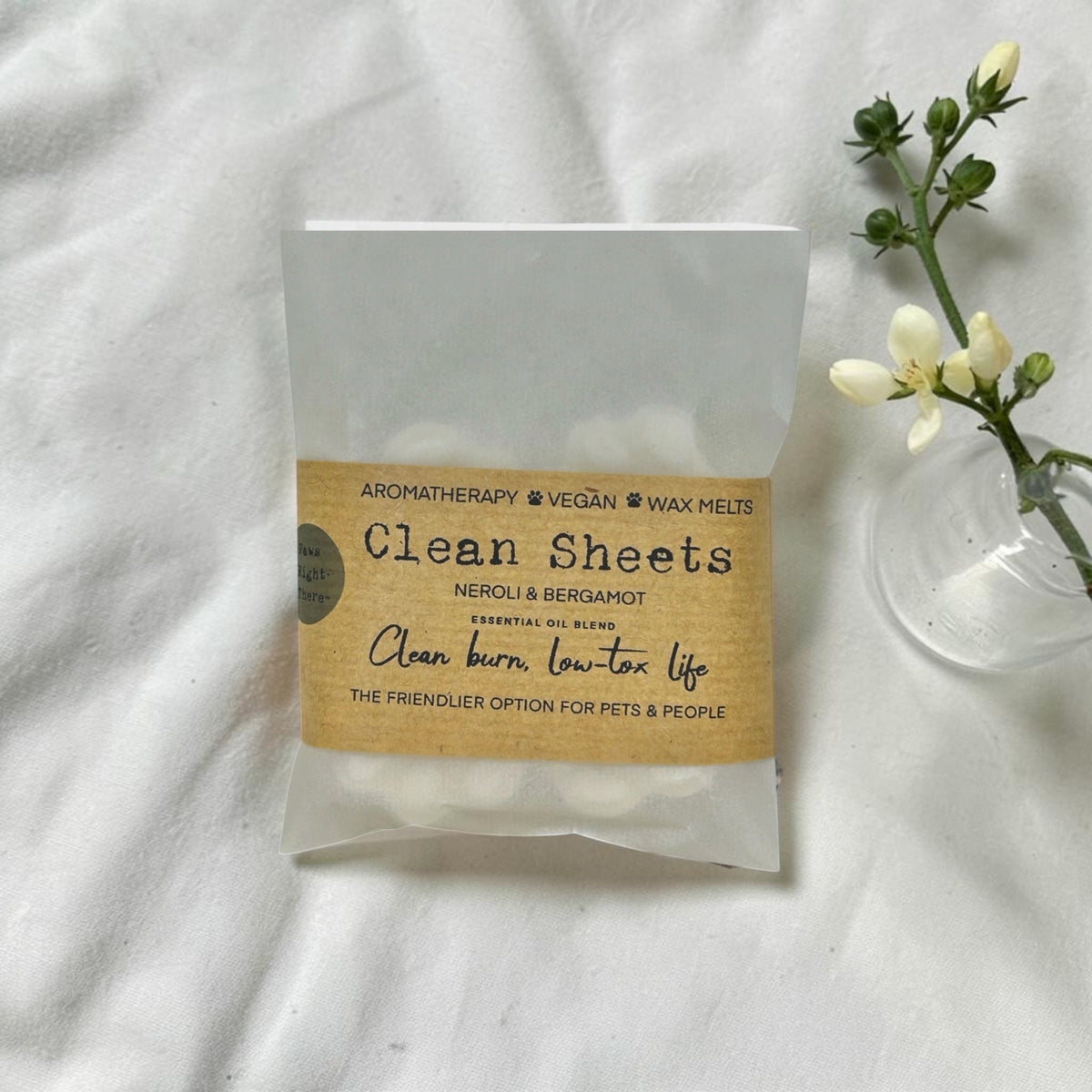Paws Right There Clean Sheets Aromatherapy Wax Melts Pack of 4