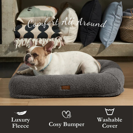 Pup & Kit - PupPillow® Luxury Dog Bed - Slate Grey