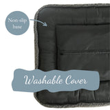 Pup & Kit - PupPillow® Luxury Dog Bed - Slate Grey