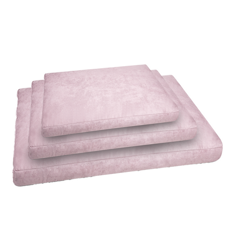 Luxury Faux Suede Dog Bed - Mauve  Barking Beds   