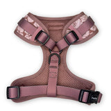 PupClub Couture Luxe Mocha Petals Adjustable Dog Harness