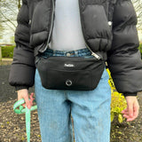 PupClub Couture Dog Walking Bum Bag - Black