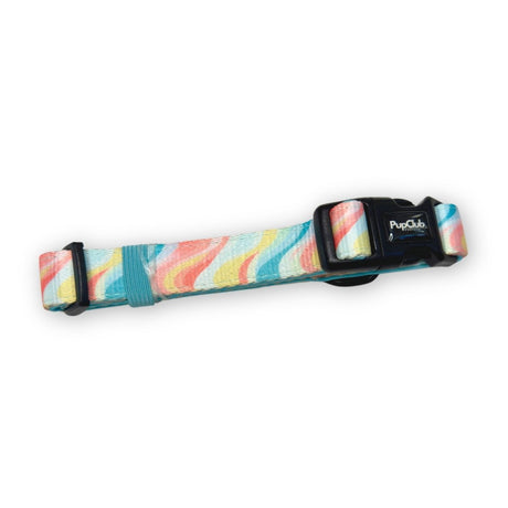PupClub Couture Dog Collar - Pastel Waves